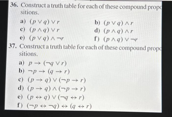 the statement (pq)(pq). 12. Let p,q, and r be the propositions p