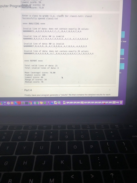 the exams for a given section. The exam was a 25- question,