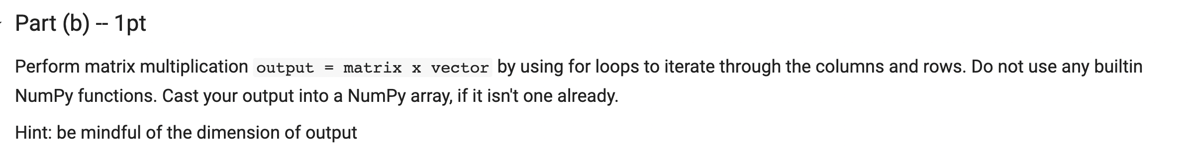 [-1., -2., 1., 1.]]). np.array([2., 0., 1., -2.]). - vector = Part