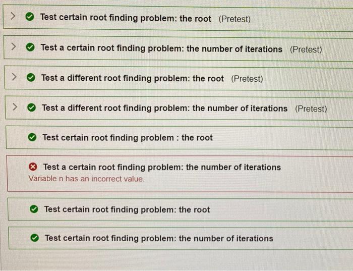 function function [P,n] = myNewton(f,fprime, xe,tol) We seek a root of the