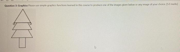 Hello, please reproduce this picture using "ezgraphics" on python? Question 3: Graphics