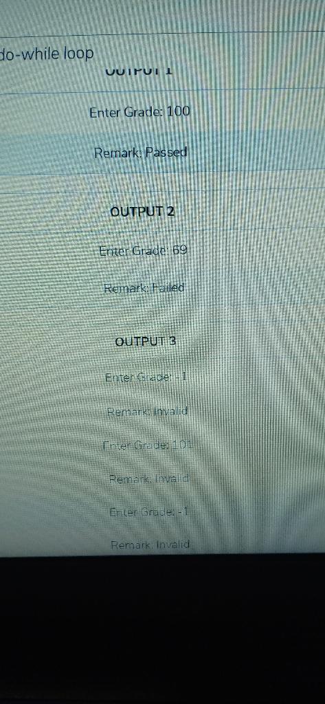 C Language: Using do-while loop, write a do-while loop which validate and