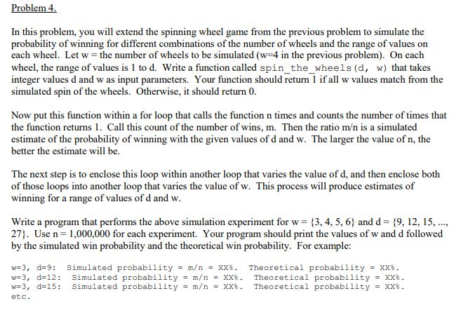 4. The code #include #include #include using namespace std; int main() {