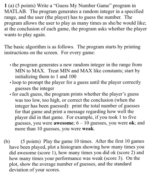  This is for a 100 level college course on programming in