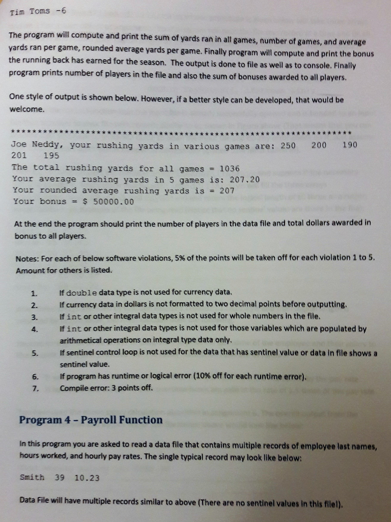 surfaces. We would like you to write a C++ program to find