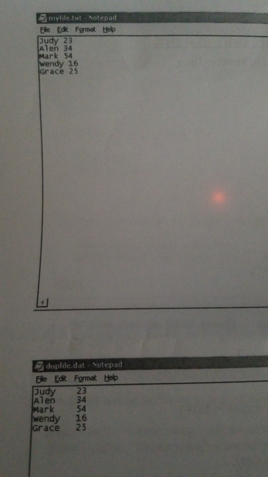 the output but it does not seem to work. what is wrong?