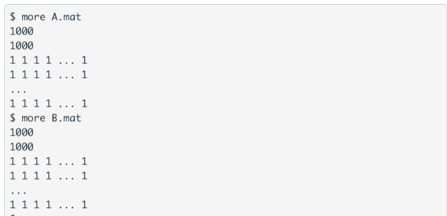 Python3 Multi-processing Write two programs that create a templated Matrix class and