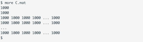 do basic matrix multiplication. The first program should utilize the Python threading
