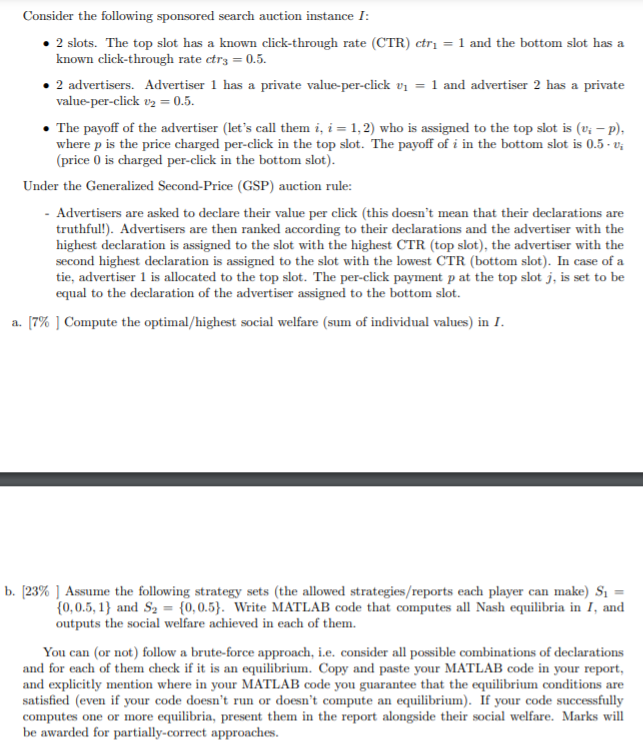  please write the matlab code for exercise b, THE MATLAB CODE