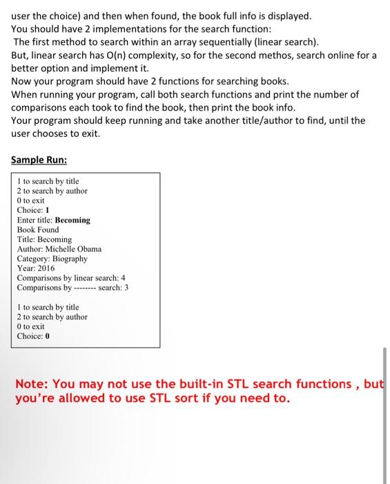 carefully Assuming you have a struct Book Write a program that given