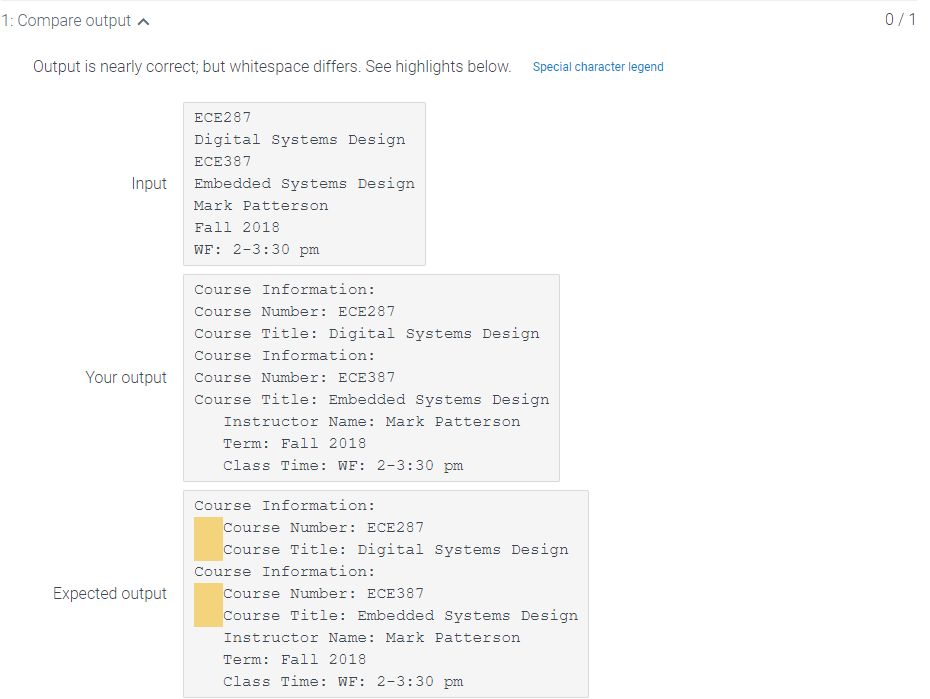 is: ECE287 Digital Systems Design ECE387 Embedded Systems Design Mark Patterson Fall