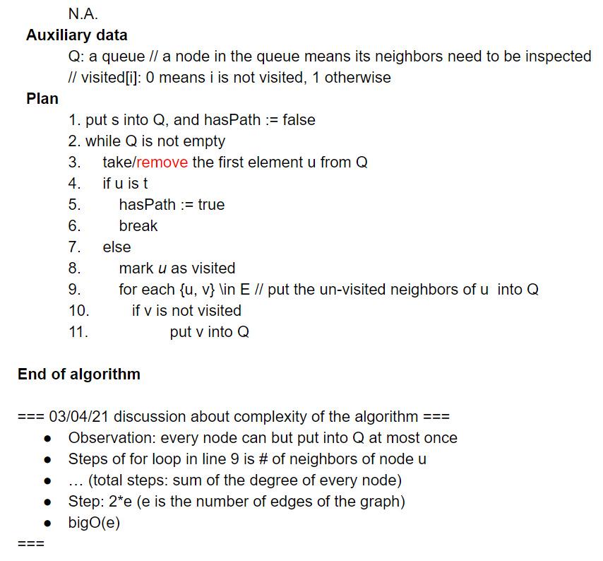 and a starting node v, print the nodes of the graph in