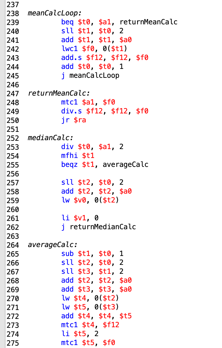 is: 9 intArray: .word 20 10 buffer: .space 80 11 space: .asciiz