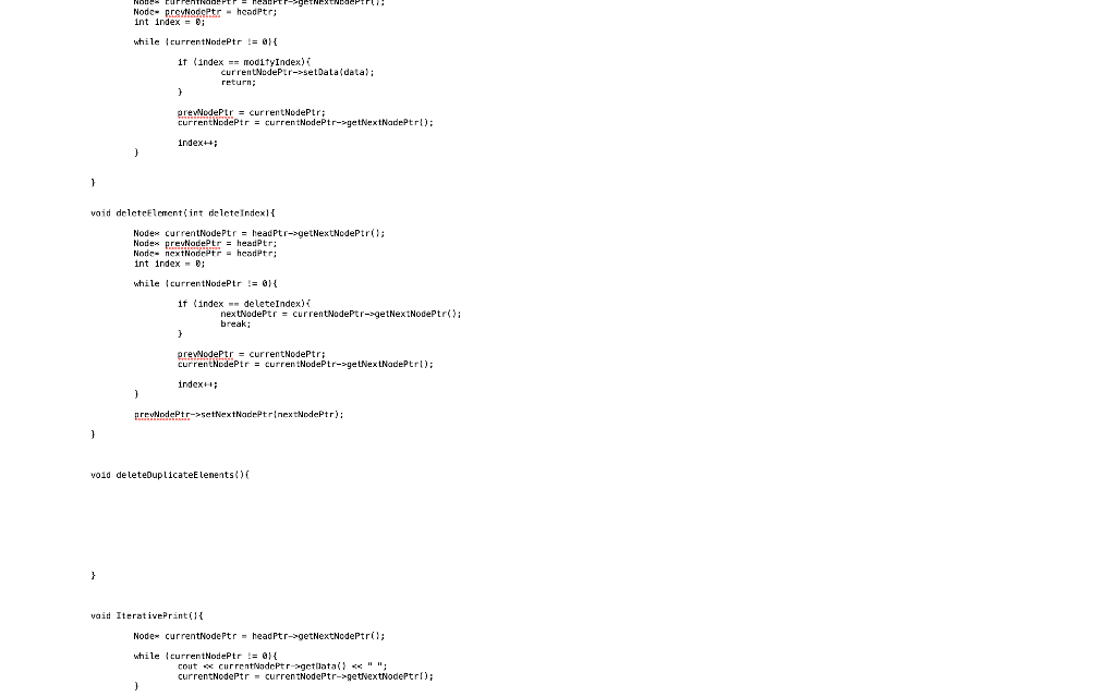 list-based implementation of a List ADT. The main function in this program