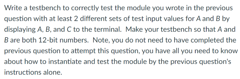 a clock input, two N-bit inputs, A and B and a (2N+1)-bit
