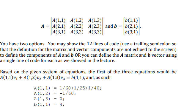 output? Updated. Nodal analysis of an electrical circuit leads to the following
