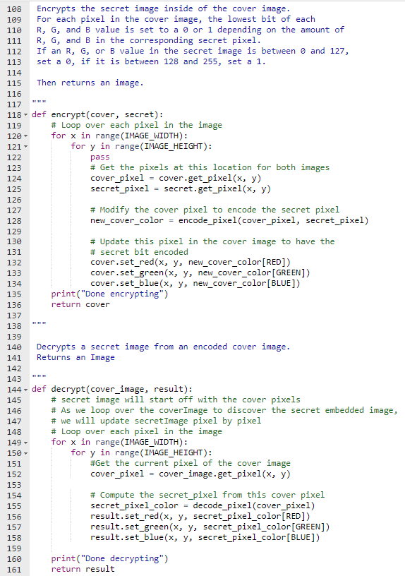 image. More on this later. YOUR JOB: You will be writing two