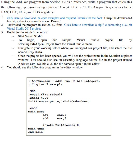 Computer Organization and Programming using Visual Studio C++ I need help with