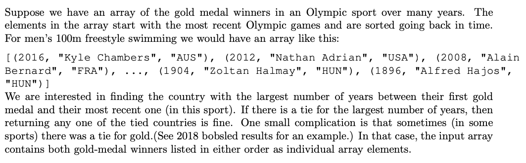  For question (b), you are expected to use augmented data structures(based