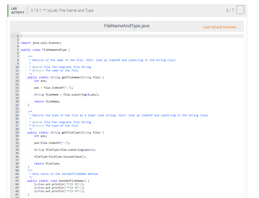 The complete file String * @return The name of the file */