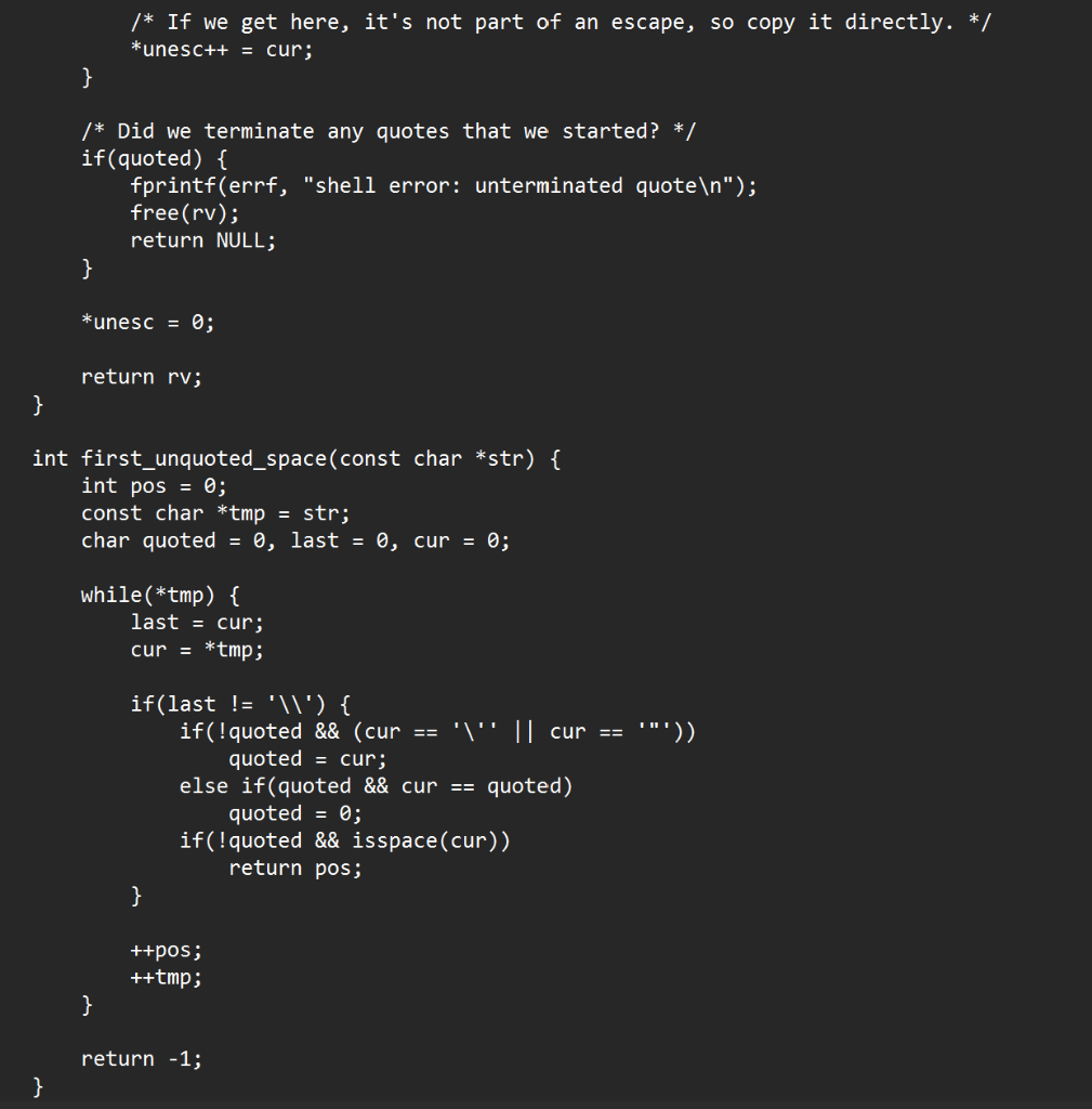 is greater than 1 then exit the shell with a message to