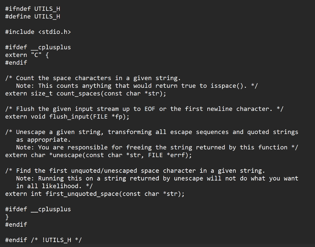 stderr and return value of 1 otherwise call the user_prompt_loop() function to