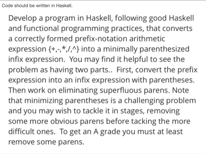  Please help using Haskell. Referring to a language like Java is