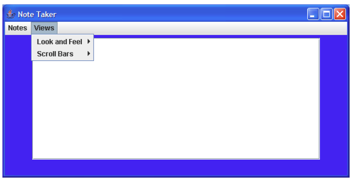 program. 2. The method createLookAndFeel()is provided (See figure 1). Similarly, write the