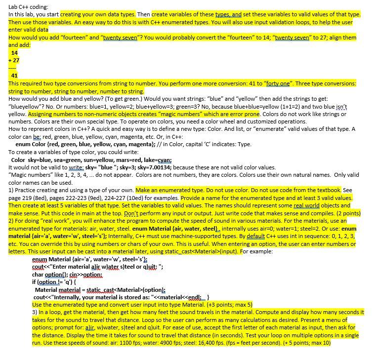 Please do the extra credit one Lab C++ coding: In this lab,