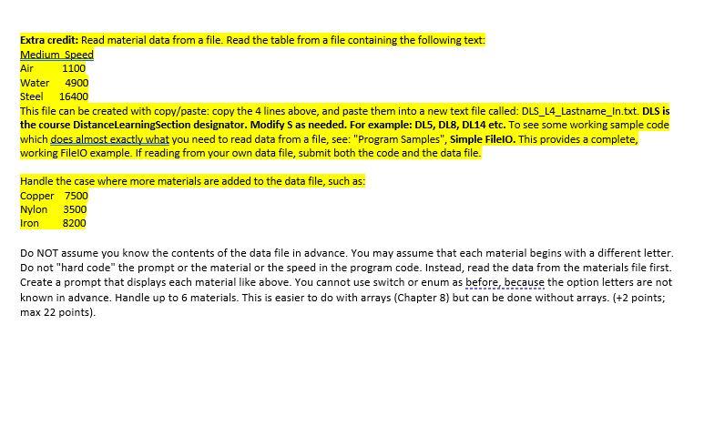 types, and set these variables to valid values of that type. Then