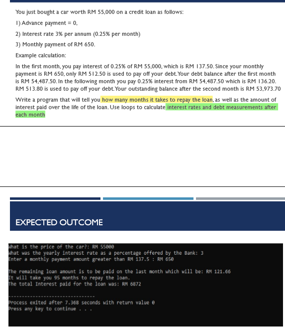 write the coding on c++ based on the question and output below:.