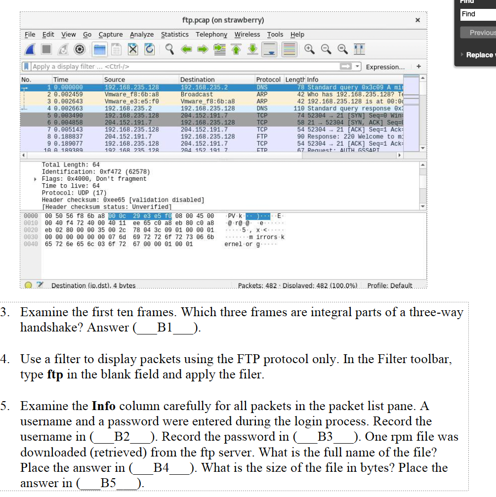  Examine the first ten frames. Which three frames are integral parts