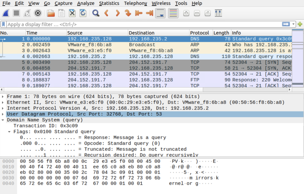 of a three-way handshake? Answer (_B1_ ). Use a filter to display
