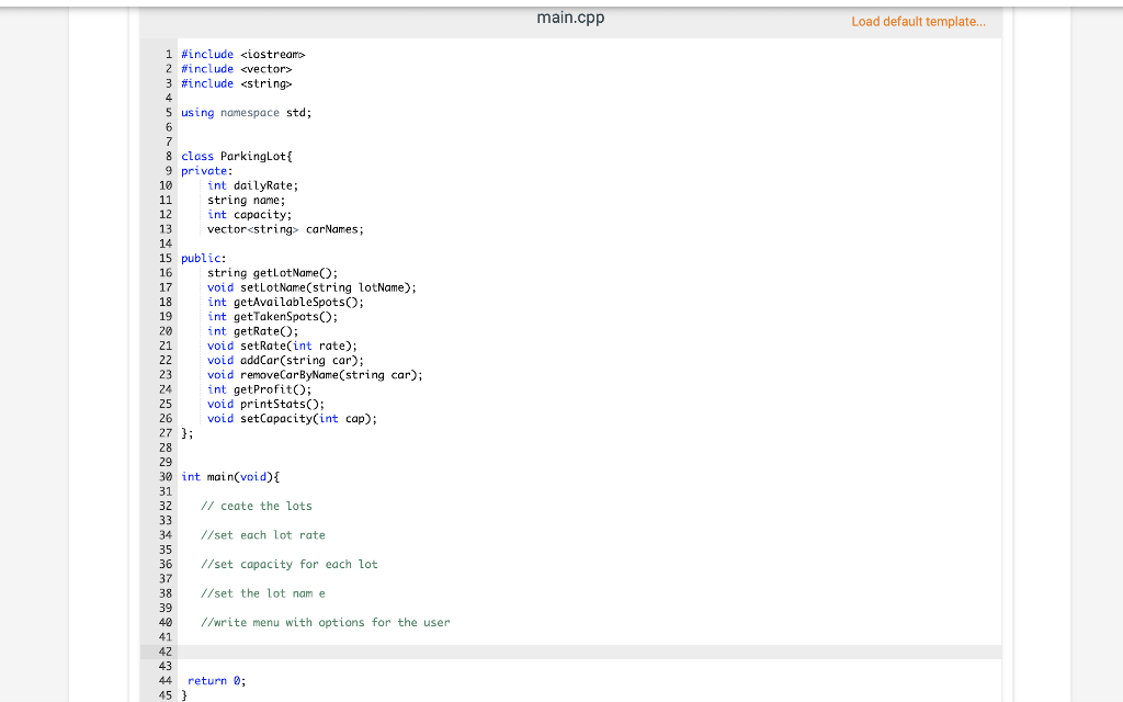  20.3 ParkingLot Lab - 3 ParkingLot Lab - 3 Objective: The