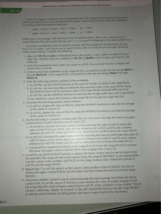  Please answer these questions using excel Excel Moule Pertoning Coutations with