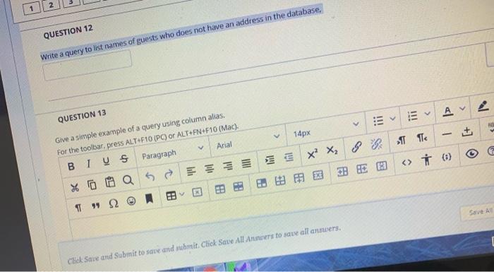 FROM TEAM select all teams QUESTION 3 (Hotel Reservation db) SELECT clause