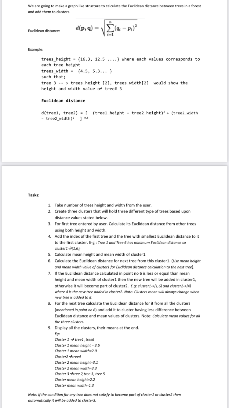 Use c++ language We are going to make a graph like structure