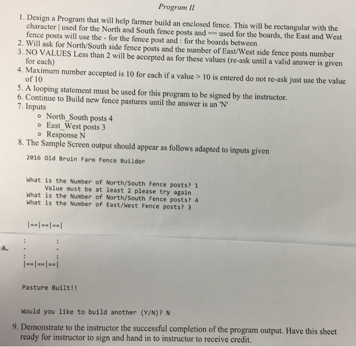 Dev c++ help please Design a program that will help farmer build