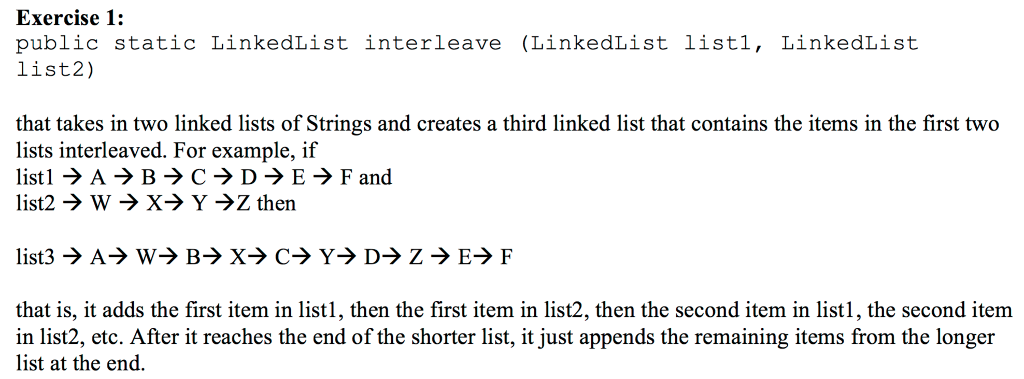  1. You need the following files - Node.java and LinkedList.java (provided