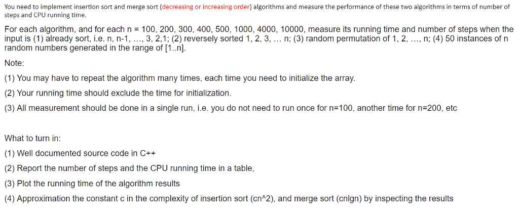 CSC c++ code needed, please help. Analysis of Algorithms Computer Science. You