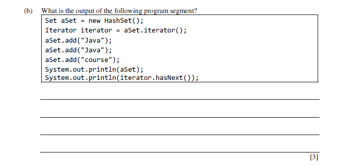  Can explain the question10b answer with step in above JAVA program?