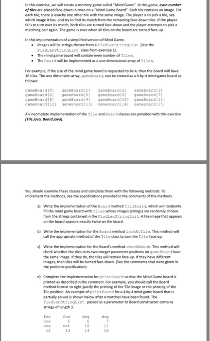  code should be written in java In this exercise, we will