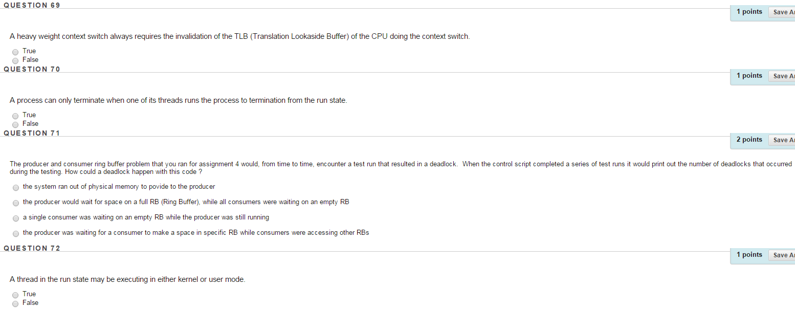 Please answer the 4 multiple choice questions below: A heavy weight context