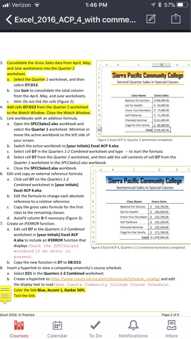 4 (Chapters 5-7) For this project, you will format and modify a