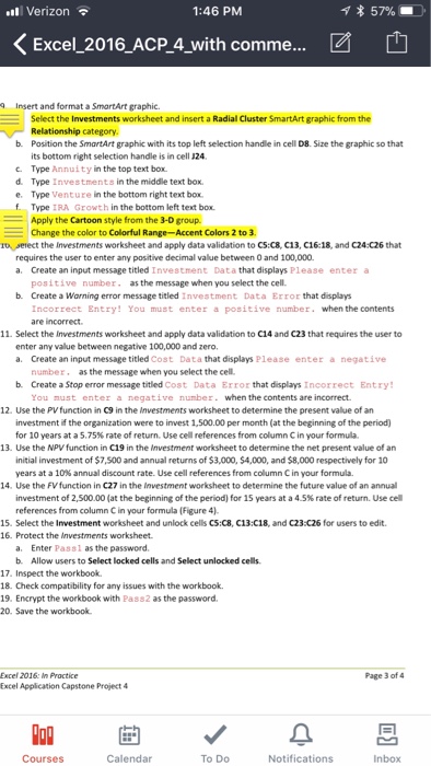 spreadsheet for the director of SPCC's sales division. You will insert hyperlinks,