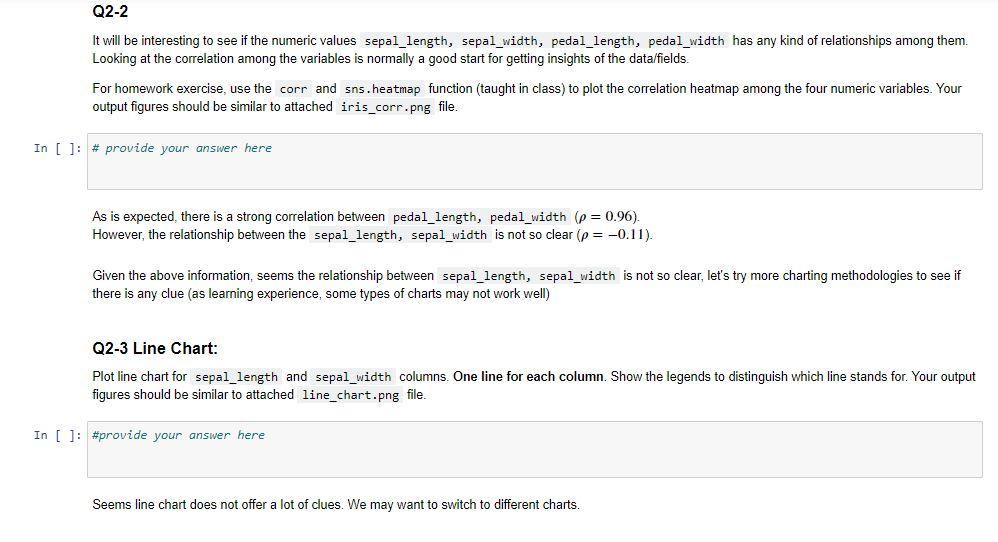 specified interval. y = np.cos(x) y1 = np.sin(x) Given the data x,