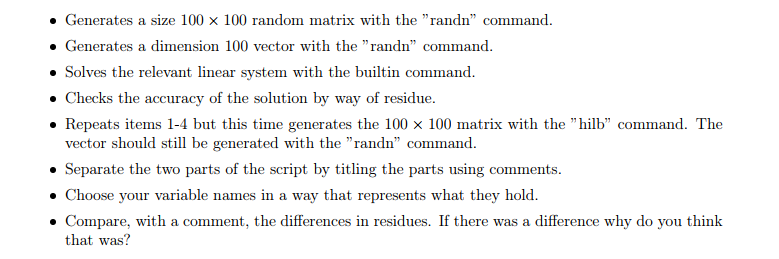  Please solve or write in matlab language.. Thank you. If you