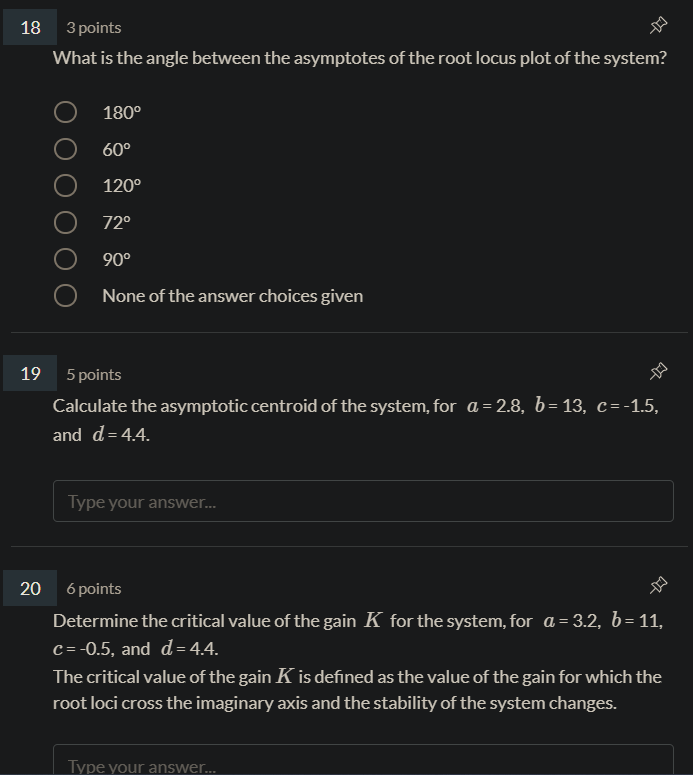 Gp(s) and Gc(s) are respectively the plant and controller transfer functions. Answer