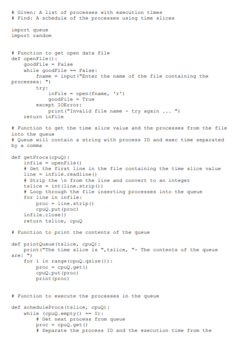 CSC 110 - Homework 10 - Operating Systems In class we discussed