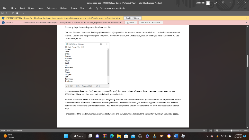 Treehouse Name vour source file username_progz,epp and z it in a folder